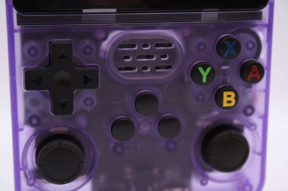 Håndholdt retro spillekonsol knapper