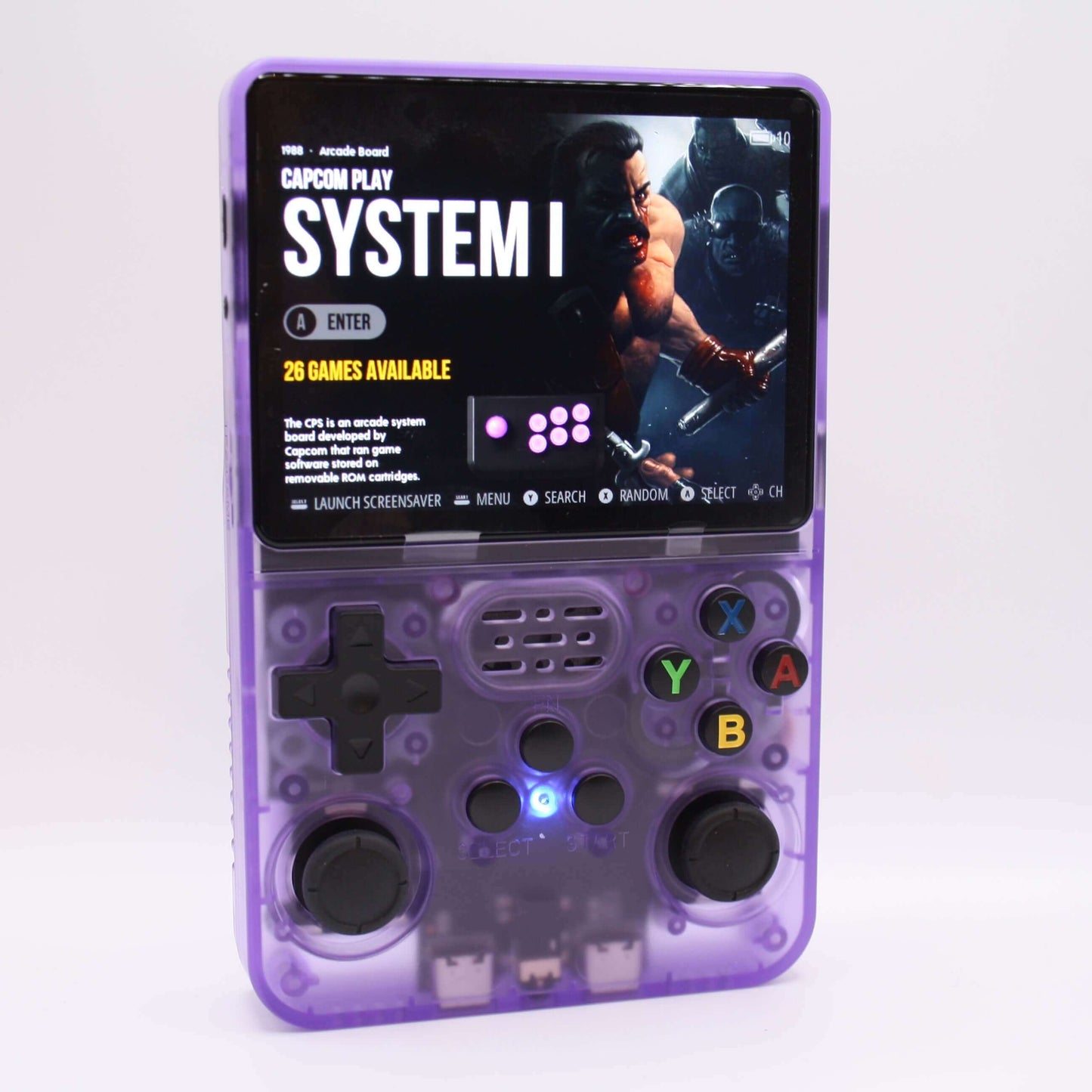 Håndholdt retro spillekonsol